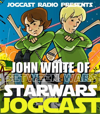 Graphic for John White and Between Wars comic on Star Wars JogCast radio network