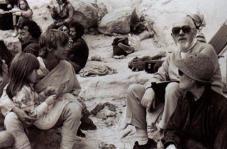 alec guinness and mark hamill on location in tunisia