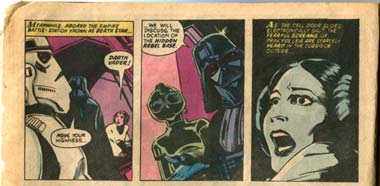 Princess Leia's Interrogation in the 1977 marvel comic adaptation