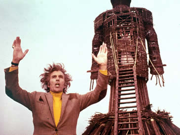 Christopher Lee in the Wicker Man