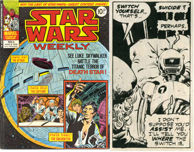 war toy star wars weekly comic