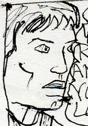 Luke skywalker. Star Wars comic page image detail