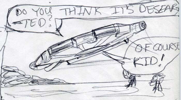 millennium falcon over a planet—kids' star wars comic page image detail
