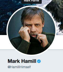 mark hamill on twitter avatar profile pic